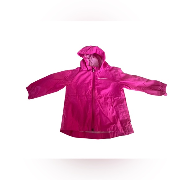Columbia Girls Pink Rain Jacket in size 2T - Picture 2 of 4